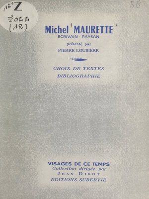 cover image of Michel Maurette